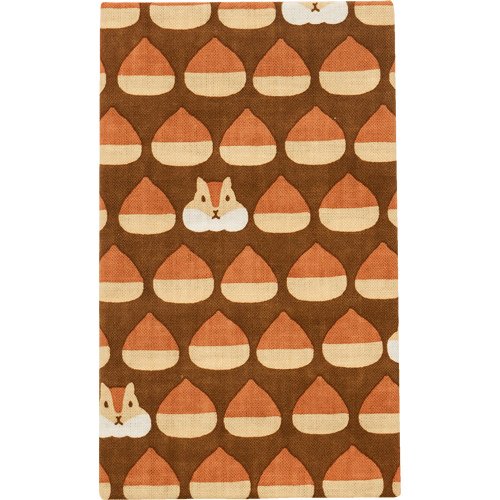 Hamamonyo Squirrel Hide-and-Seek Tenugui Towel