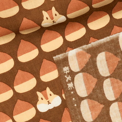 Hamamonyo Squirrel Hide-and-Seek Tenugui Towel