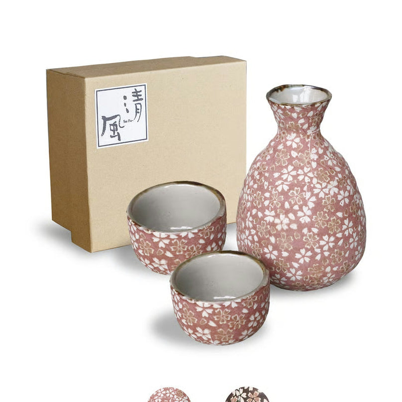 Hanachirashi Blossom Sake 3P Set