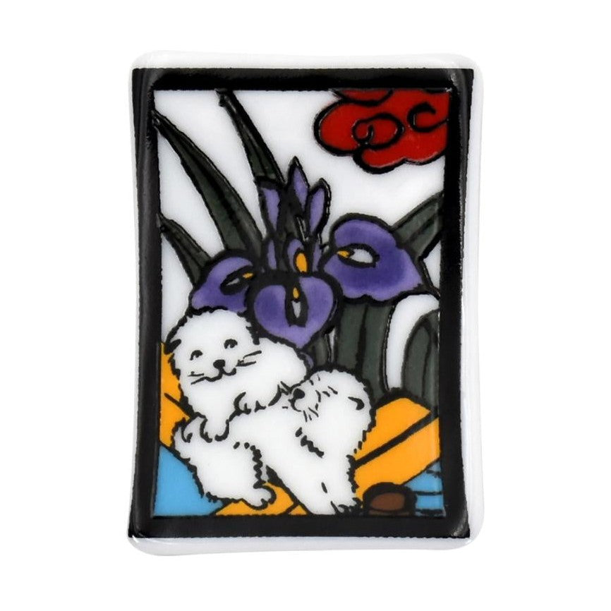 Hanafuda Zodiac Chopstick Rest - Dog