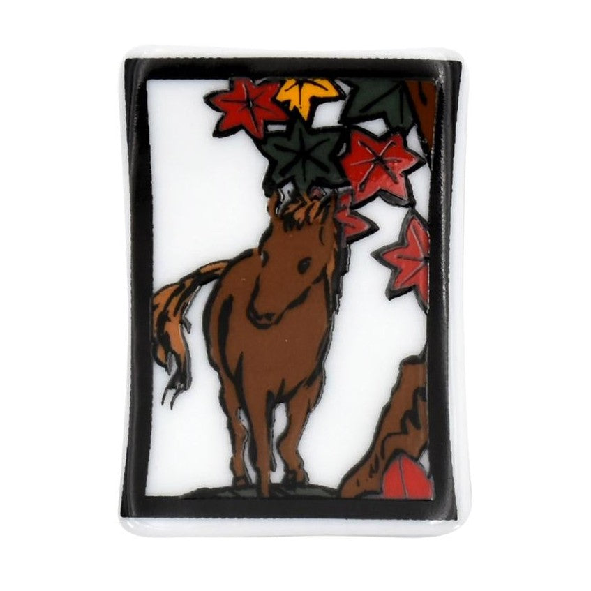 Hanafuda Zodiac Chopstick Rest - Horse