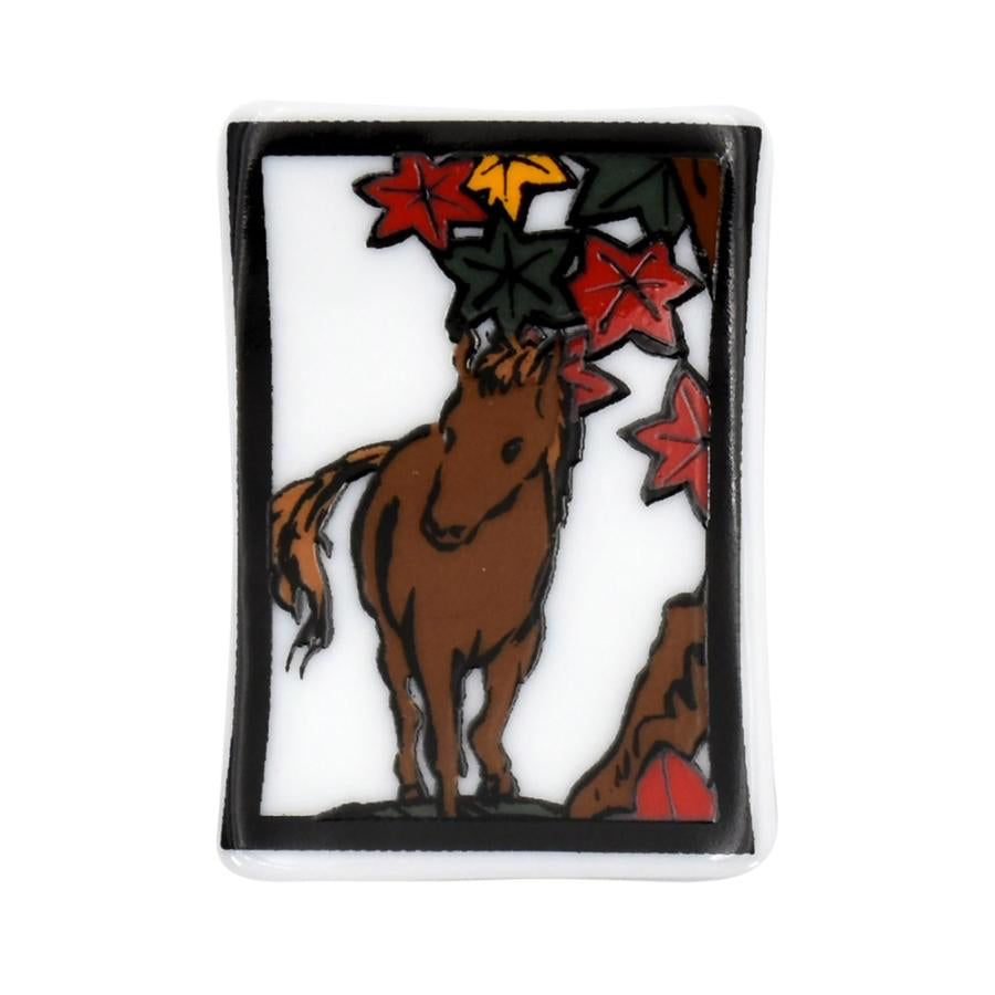 Hanafuda Zodiac Chopstick Rest - Horse