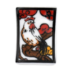 Hanafuda Zodiac Chopstick Rest - Rooster