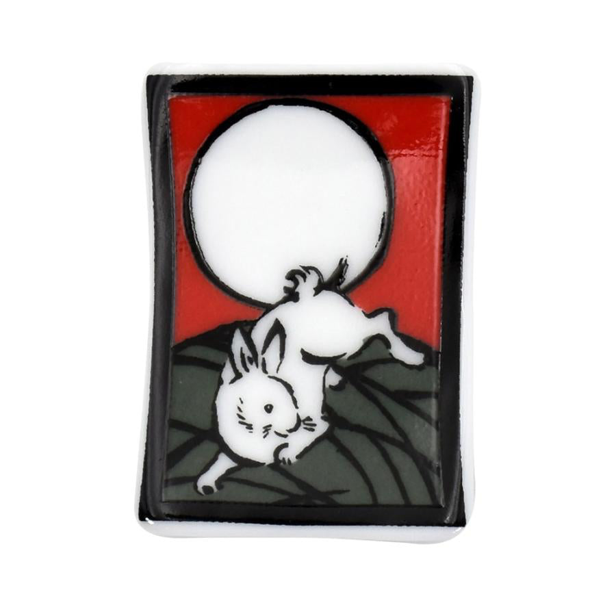 Hanafuda Zodiac Chopstick Rest - Rabbit