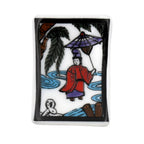 Hanafuda Zodiac Chopstick Rest - Snake