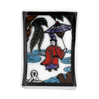 Hanafuda Zodiac Chopstick Rest - Snake