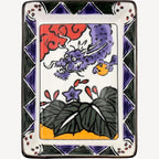 Hanafuda Zodiac Rectangular Small Plate 10×7cm