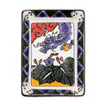 Hanafuda Zodiac Rectangular Small Plate 10×7cm - Dragon