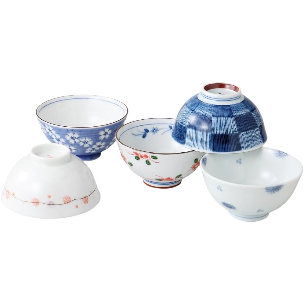 Hanasato Rice Bowls 5P Set