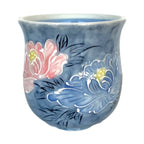 Hand-Brushed Peony Sushi Tea Cup