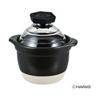 Hario GOHANGAMA Glass Lid Rice Cooker 1-2 Cups