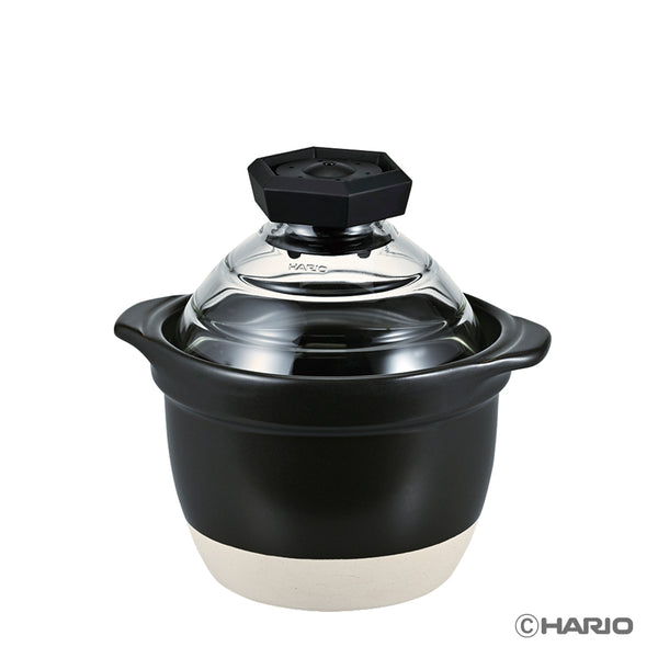 Hario GOHANGAMA Glass Lid Rice Cooker 1-2 Cups
