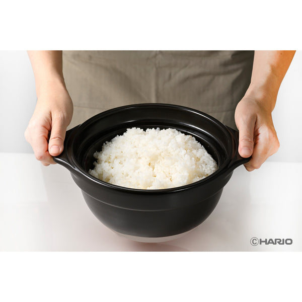 Hario GOHANGAMA Glass Lid Rice Cooker 1-2 Cups