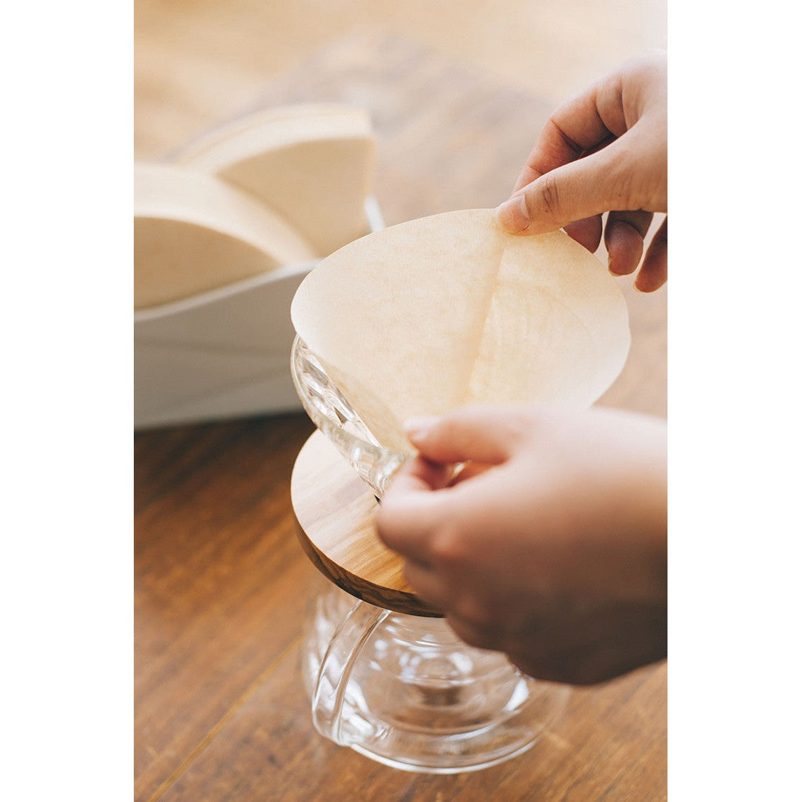 Hario V60 Coffee Filter Paper 02 - 1-4 Cups - 100Sheets Box