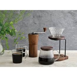 Hario V60 Glass Dripper Walnut