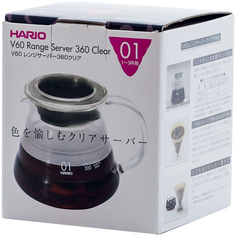 Hario V60 Glass Server 360ml Clear