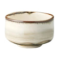 Hazy Brown Rim Matcha Bowl