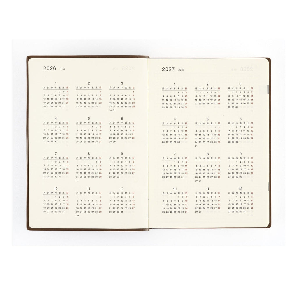 Hobonichi 5-Year Techo Japanese Book 2025-2029 A5 size Large