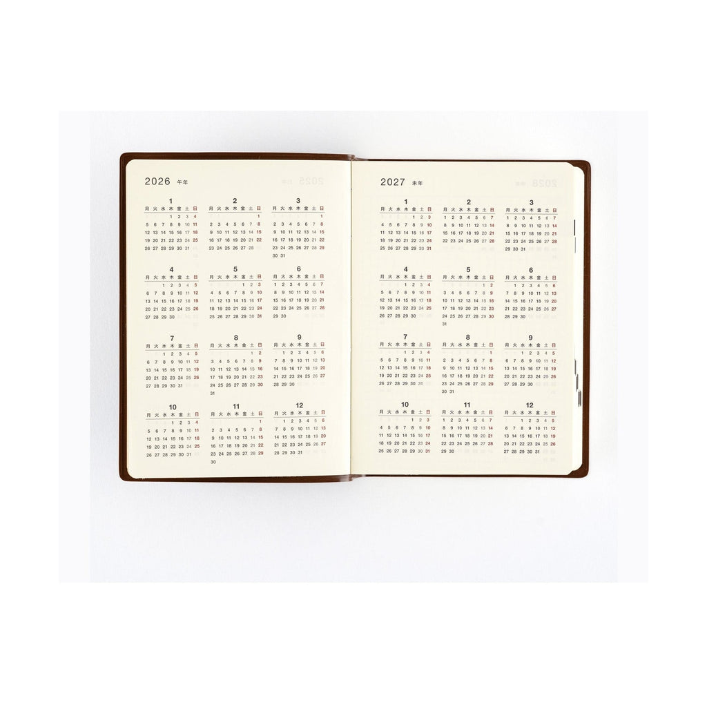 Hobonichi 5-Year Techo Japanese Book 2025-2029 A6 size