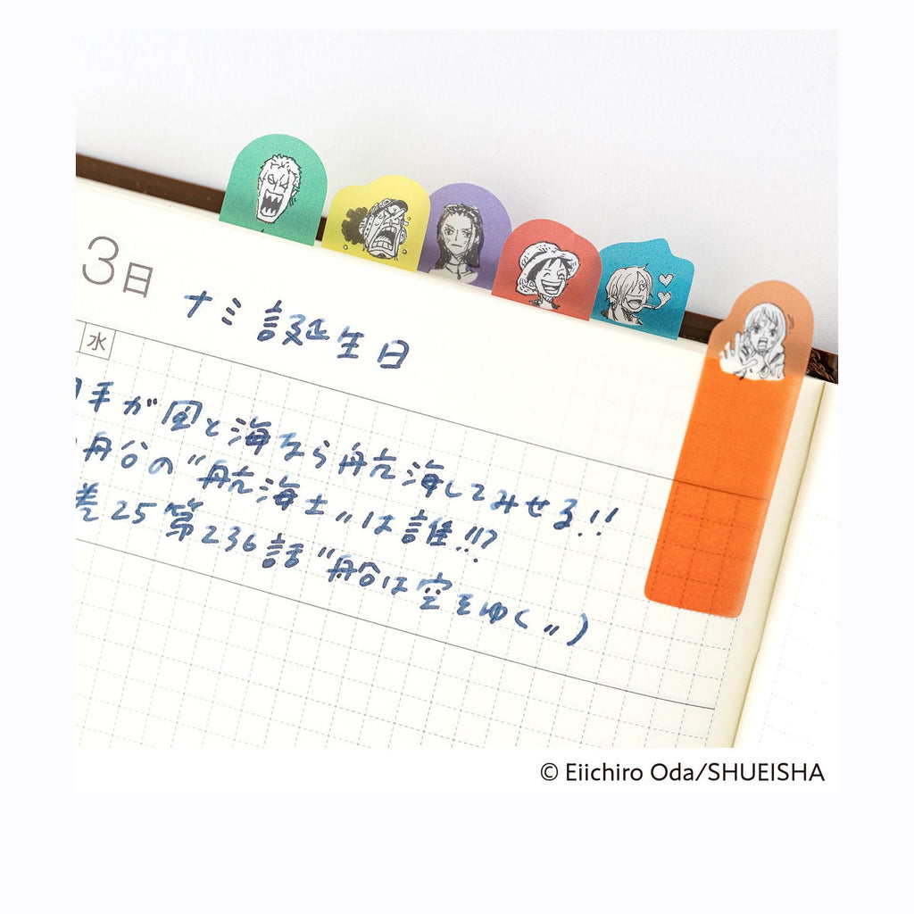 Hobonichi ONE PIECE magazine: Clear Sticky Note Set Emotions