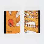 Hobonichi Techo 100%ORANGE: Hobonichi Paper s - Squirrel Appears