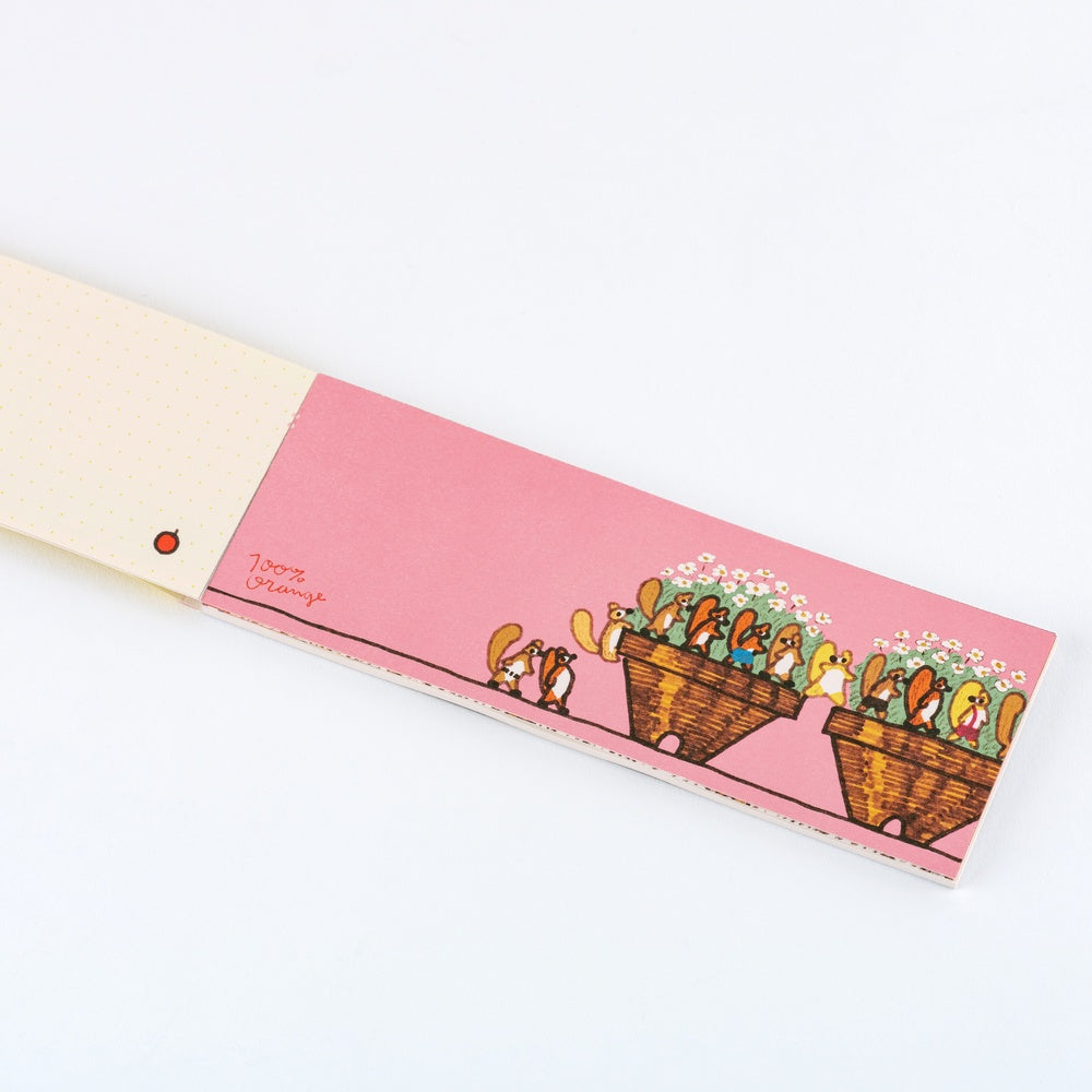 Hobonichi Techo 100%ORANGE: Letter Set - Squirrel’s Moving Day