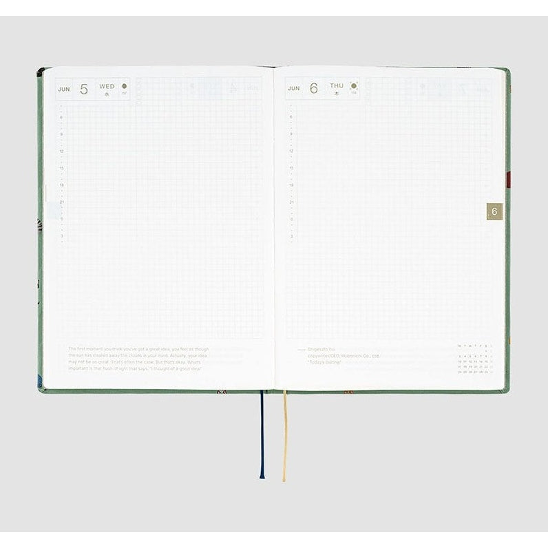 Hobonichi Techo 2024 A5 HON Bow & Tie: Cats & Me