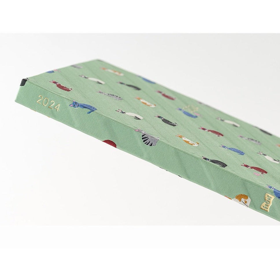 Hobonichi Techo 2024 A5 HON Bow & Tie: Cats & Me