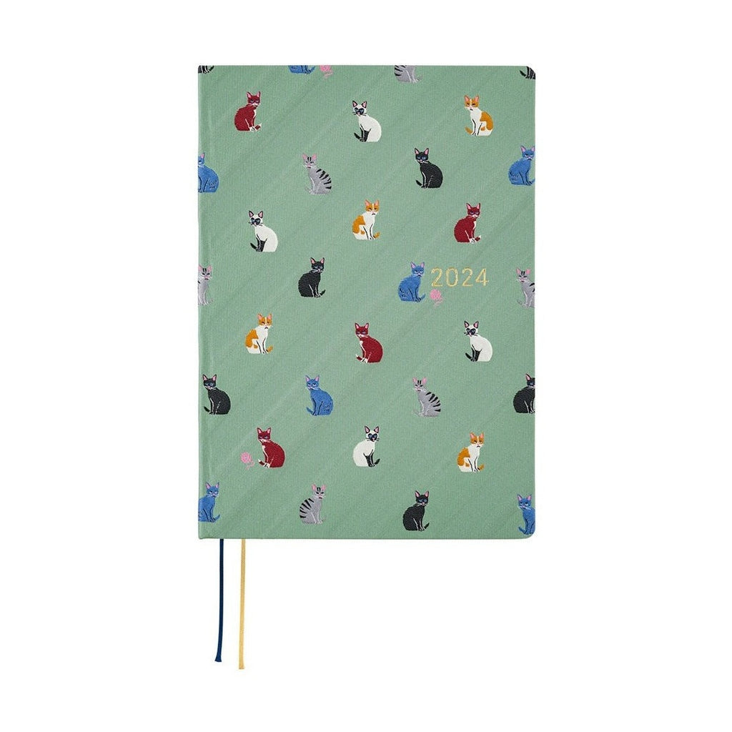 Hobonichi Techo 2024 A5 HON Bow & Tie: Cats & Me