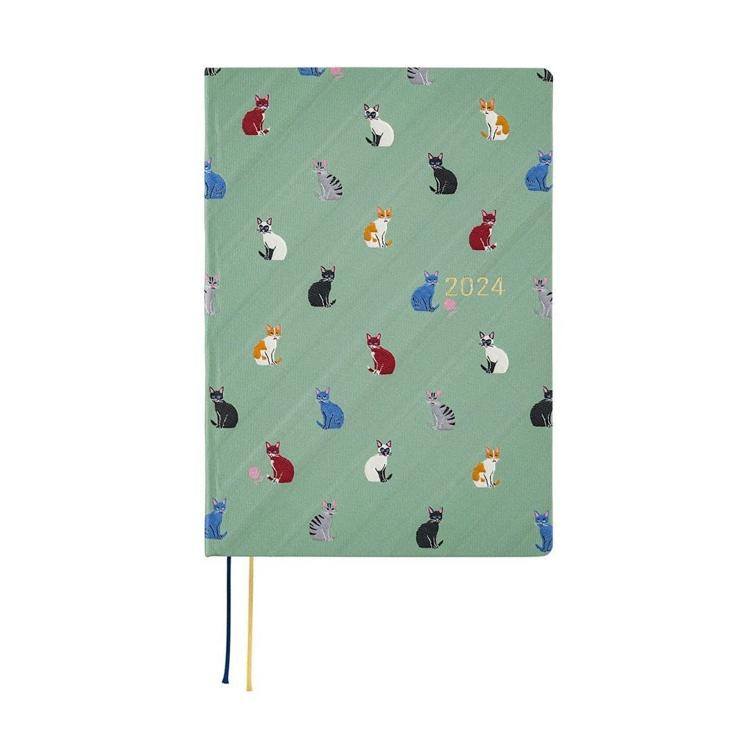 Hobonichi Techo 2024 A5 HON Bow & Tie: Cats & Me