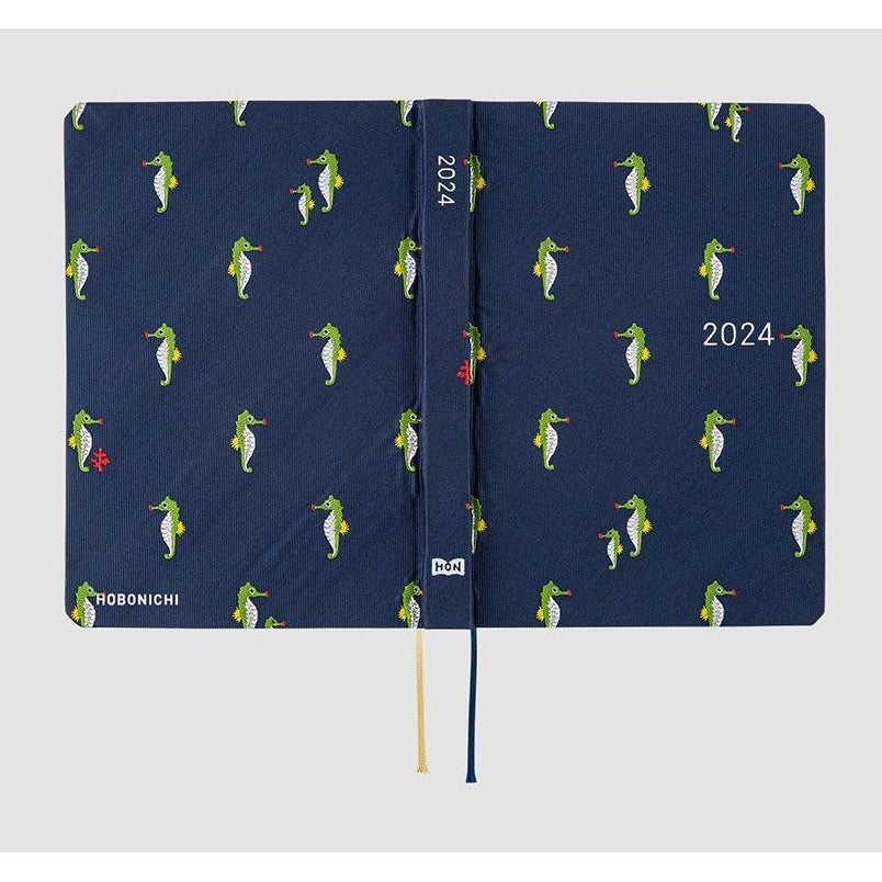Hobonichi Techo 2024 A5 HON Bow & Tie: Tiny Dragons