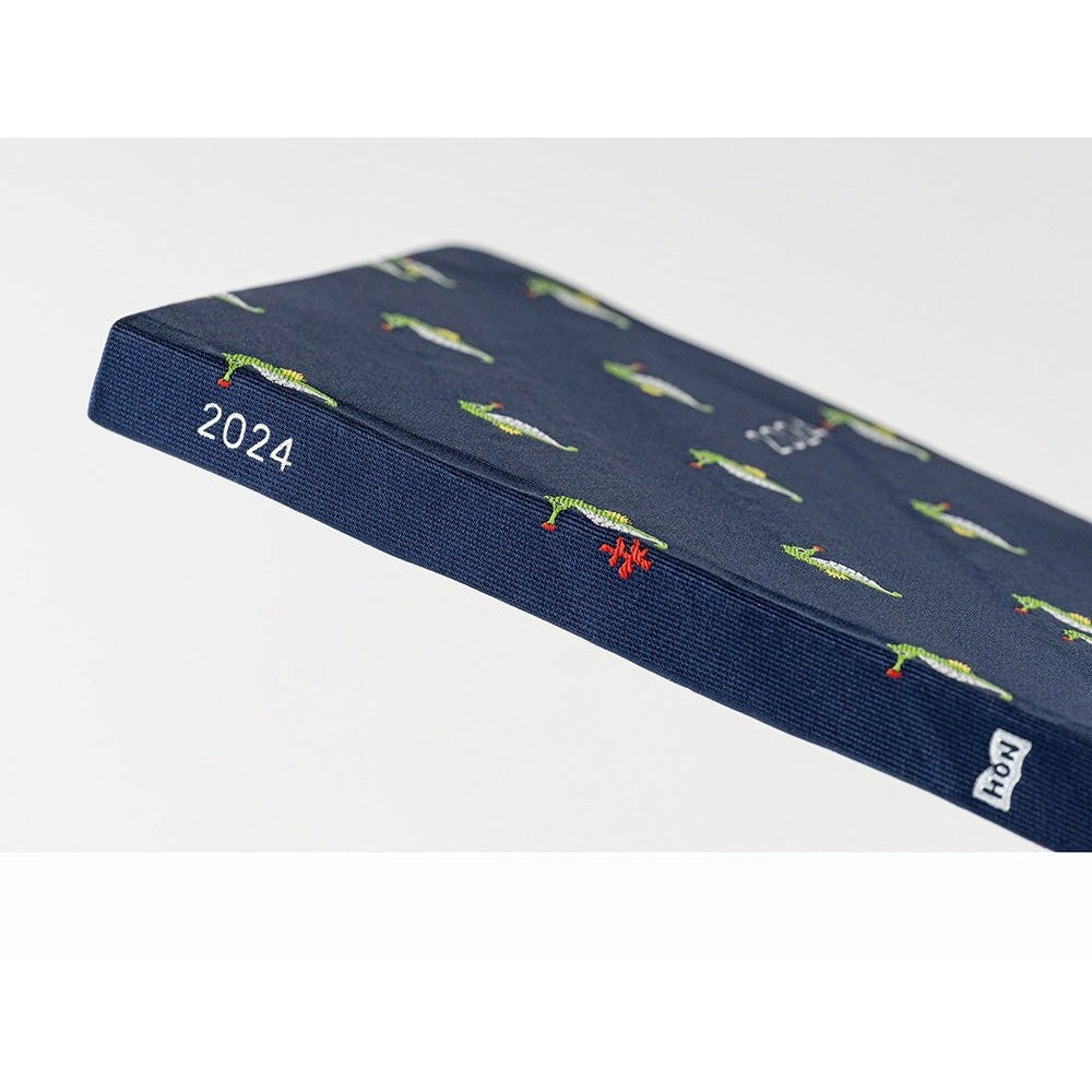 Hobonichi Techo 2024 A5 HON Bow & Tie: Tiny Dragons