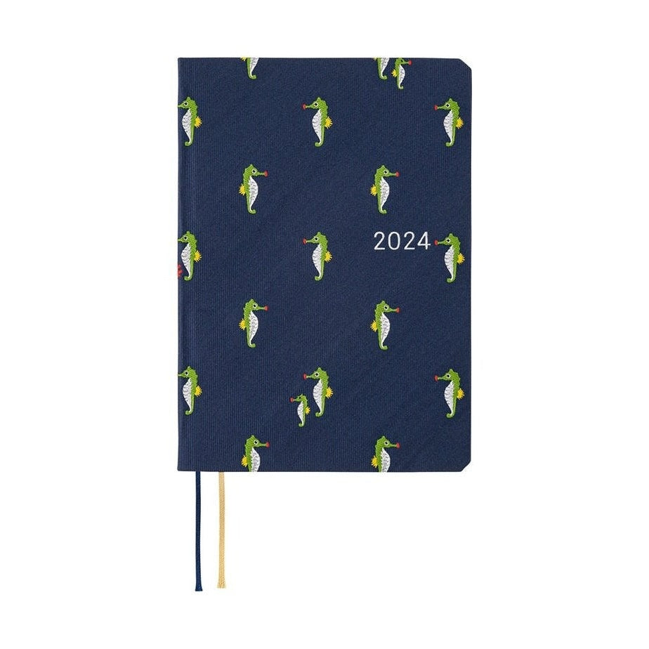 Hobonichi Techo 2024 A5 HON Bow & Tie: Tiny Dragons