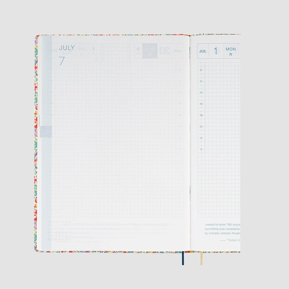 Hobonichi Techo 2024 A5 HON Liberty Fabrics: Emma and Georgina