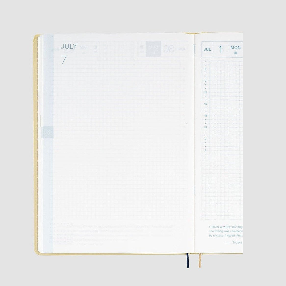 Hobonichi Techo 2024 A5 HON Slash Ivory