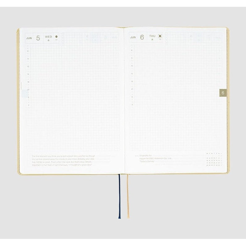Hobonichi Techo 2024 A5 HON Slash Ivory
