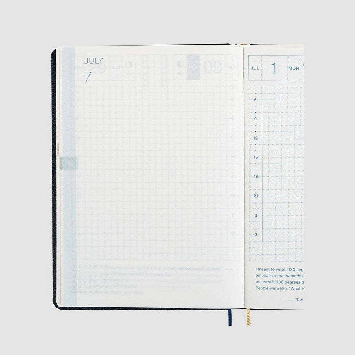 Hobonichi Techo 2024 A5 HON Slash Navy