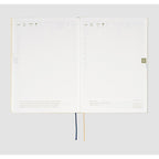 Hobonichi Techo 2024 June daily spread with grid-lined writing space and date columns