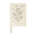 Hobonichi Techo 2024 Yamazakura front cover with labeled botanical plant diagrams