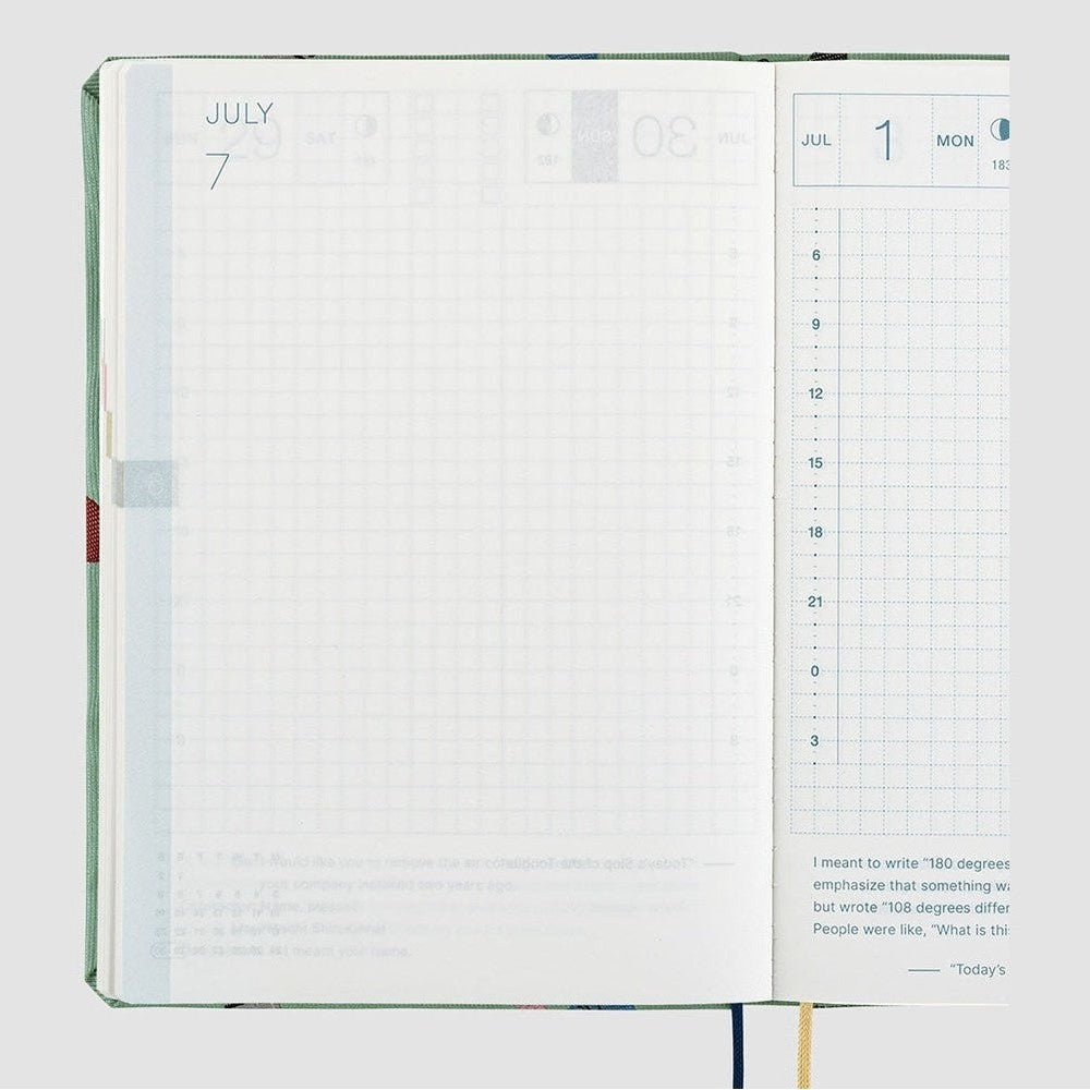 Hobonichi Techo 2024 A6 HON Bow & Tie: Cats & Me English Ver.