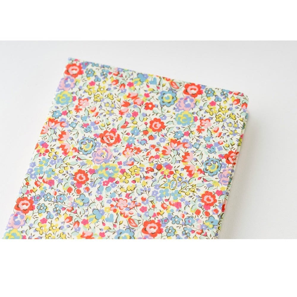 Hobonichi Techo 2024 A6 HON Liberty Fabrics: Emma and Georgina English Ver.