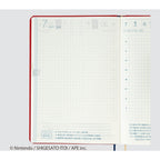 July calendar spread in Hobonichi Techo with daily schedule grid and Japanese text