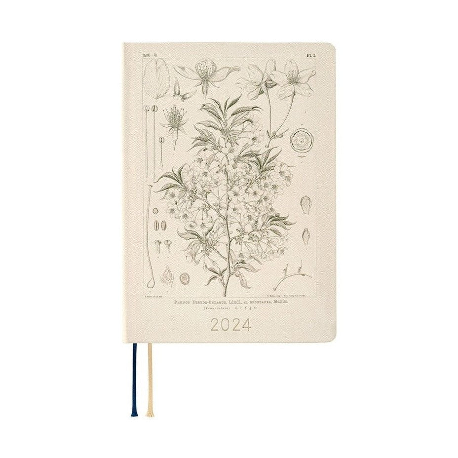 Hobonichi Techo 2024 A6 HON Tomitaro Makino: Yamazakura English Ver.