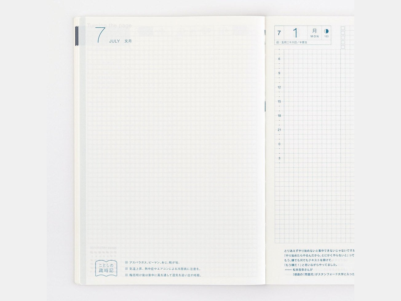 Hobonichi Techo 2024 Cousin Avec Book [JPN/A5/Jul Start/Mon Start/6-Month]