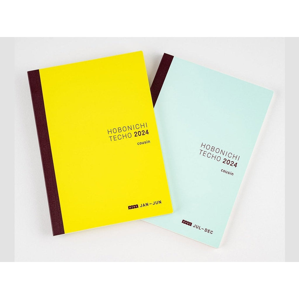 Hobonichi Techo 2024 Cousin Avec Books JPN/A5/Jan Start/Mon Start/6-Month x 2