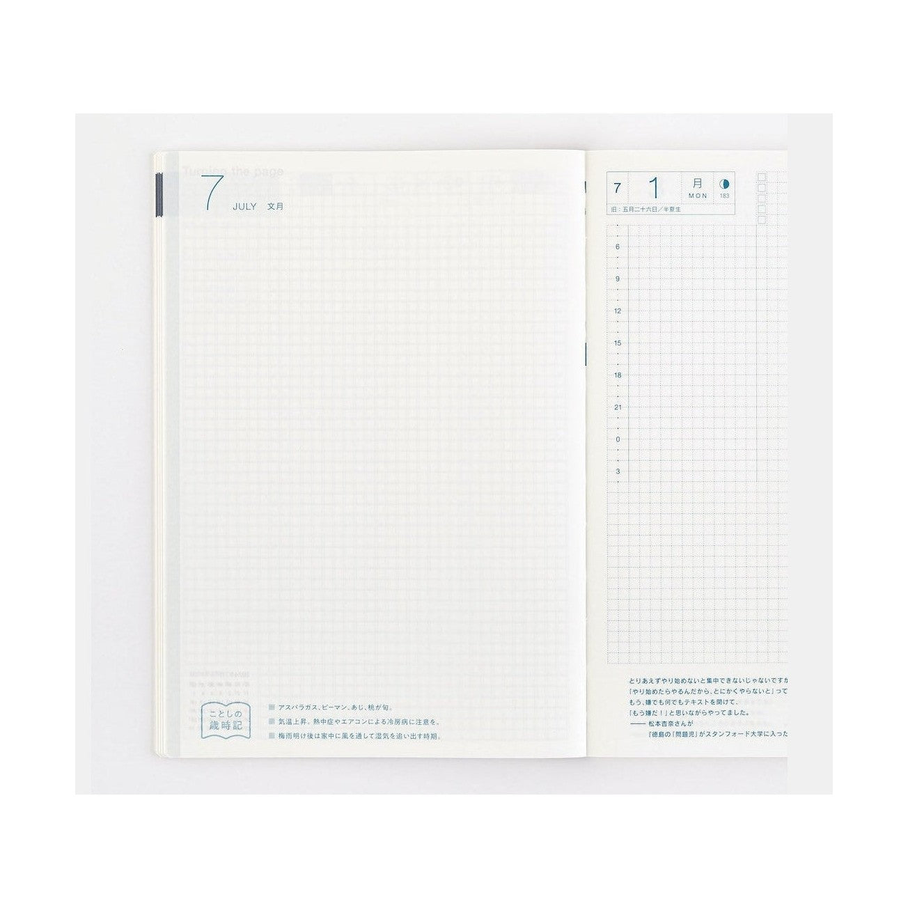 Hobonichi Techo 2024 Cousin Avec Books JPN/A5/Jan Start/Mon Start/6-Month x 2