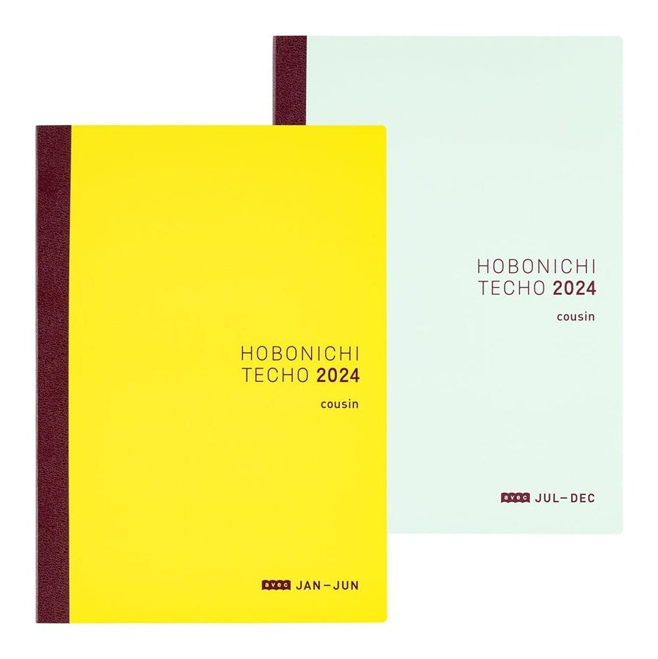 Hobonichi Techo Cousin Avec Book [Japanese/A5/Daily Monthly Planner/Jul 2024 Start/Mon Start/6 Months x 1 Book Hobonichi Techo Cousin Avec Book [Japanese/A5/Daily Monthly Planner/Jul 2024 Start/Mon Start/6 Months x 1 Book