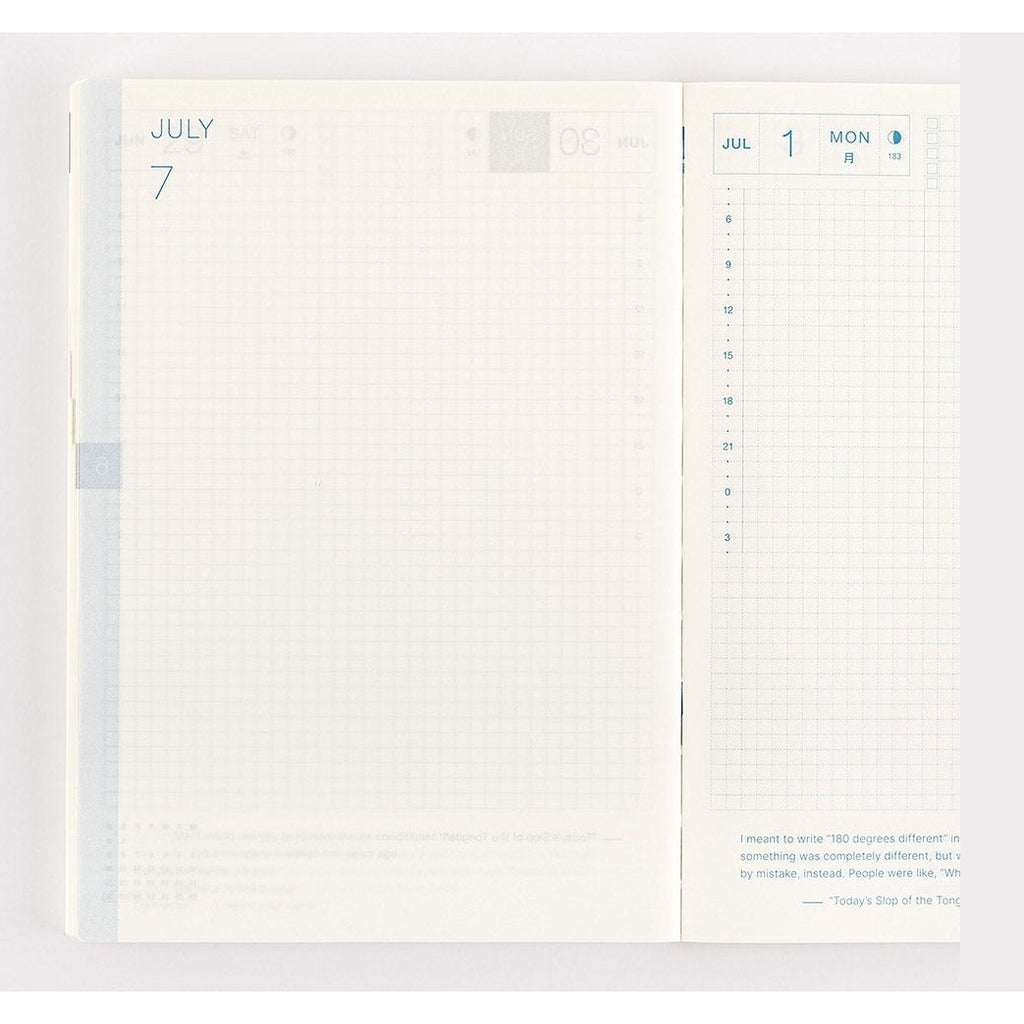 Hobonichi Techo 2024 Cousin English Book ENG/A5/Jan Start/Mon Start