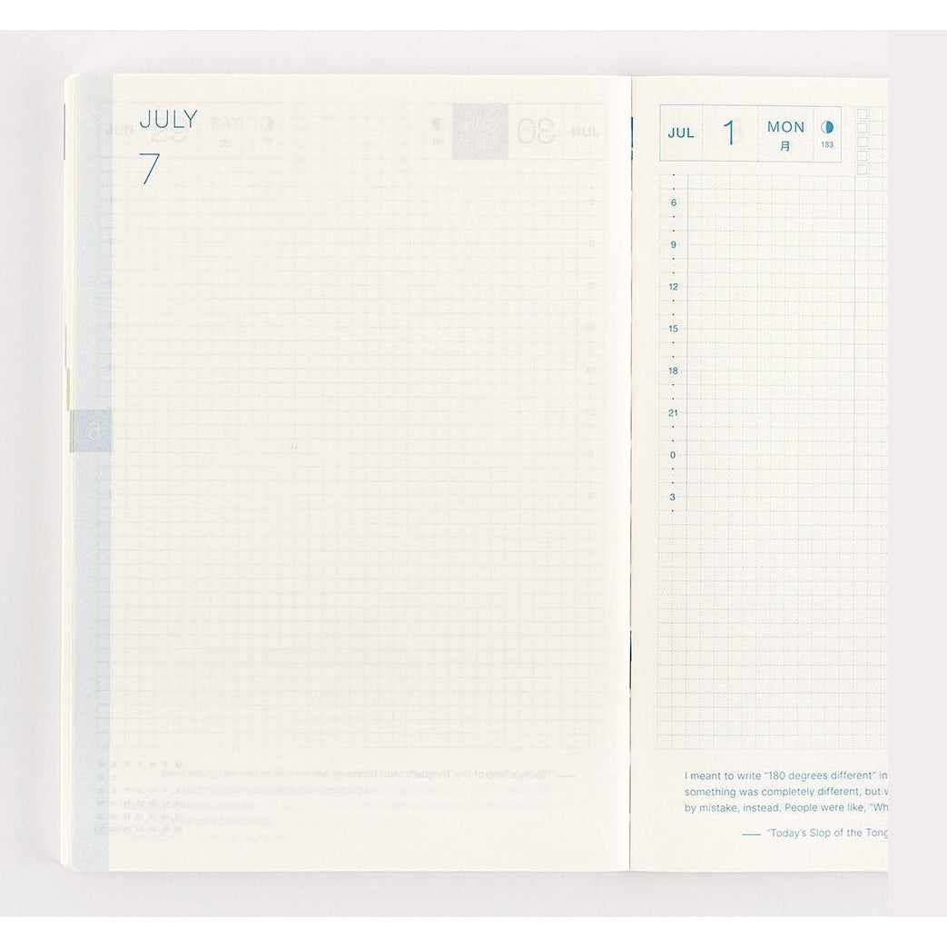 Hobonichi Techo 2024 Cousin English Book ENG/A5/Jan Start/Mon Start
