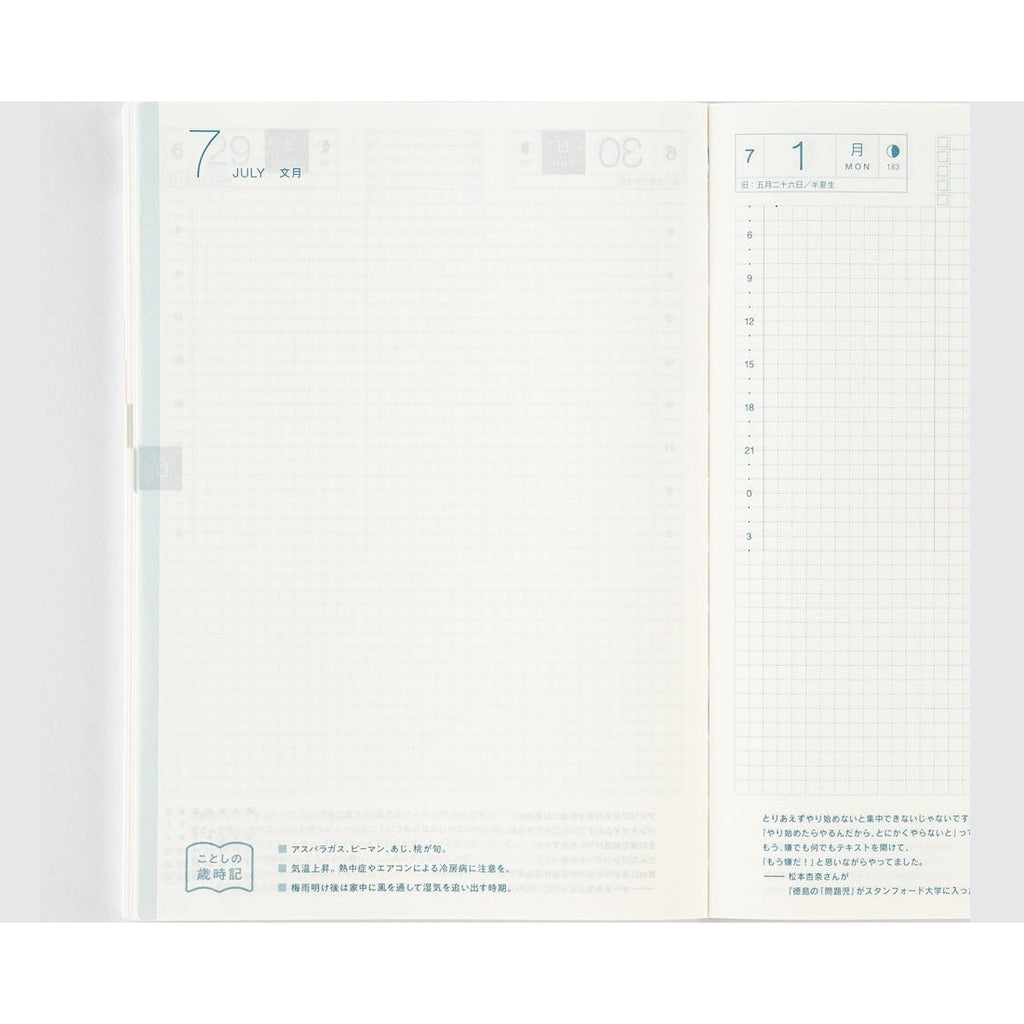 Hobonichi Techo 2024 Original Book JPN/A6/Apr Start/Mon Start